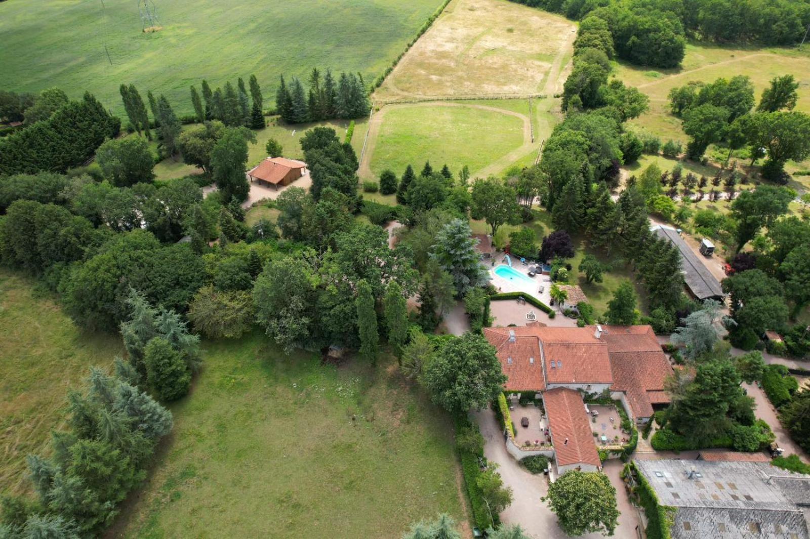 Bed and Breakfast Les Grozilles Feuillade Exteriér fotografie